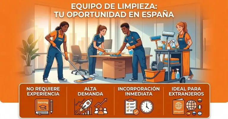Asegure tu lugar con las nuevas vacantes de Personal de limpieza